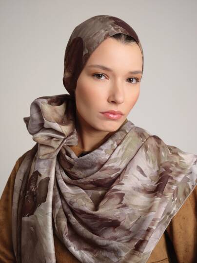 Gülce Koleksiyonu - Bozkır Sıcağı Çift Taraf Şal - 4