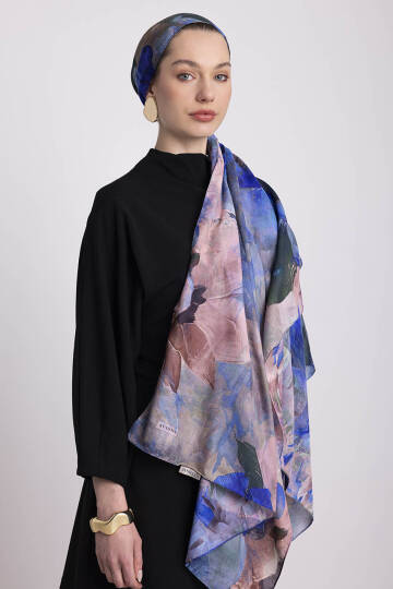 Gülce Koleksiyonu - Deniz Sırrı Çift Taraf Şal - 3