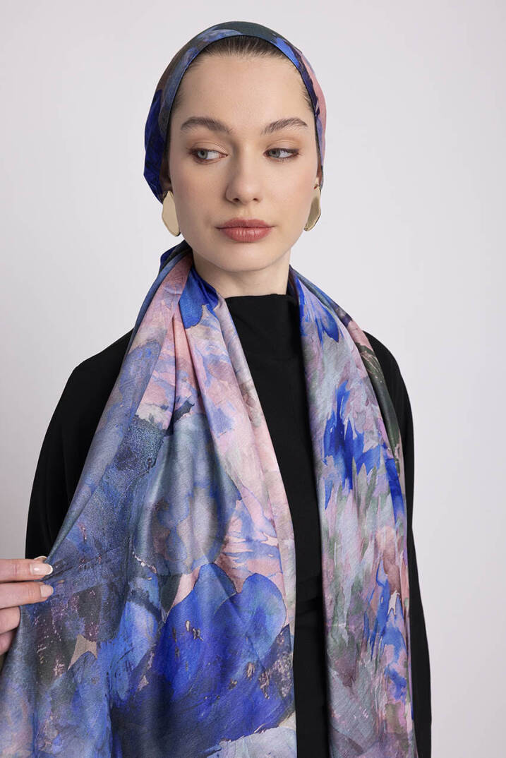Gülce Koleksiyonu - Deniz Sırrı Çift Taraf Şal - 7