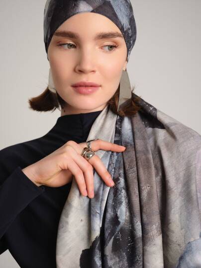 Gülce Koleksiyonu - Külpembe Çift Taraf Şal - 2