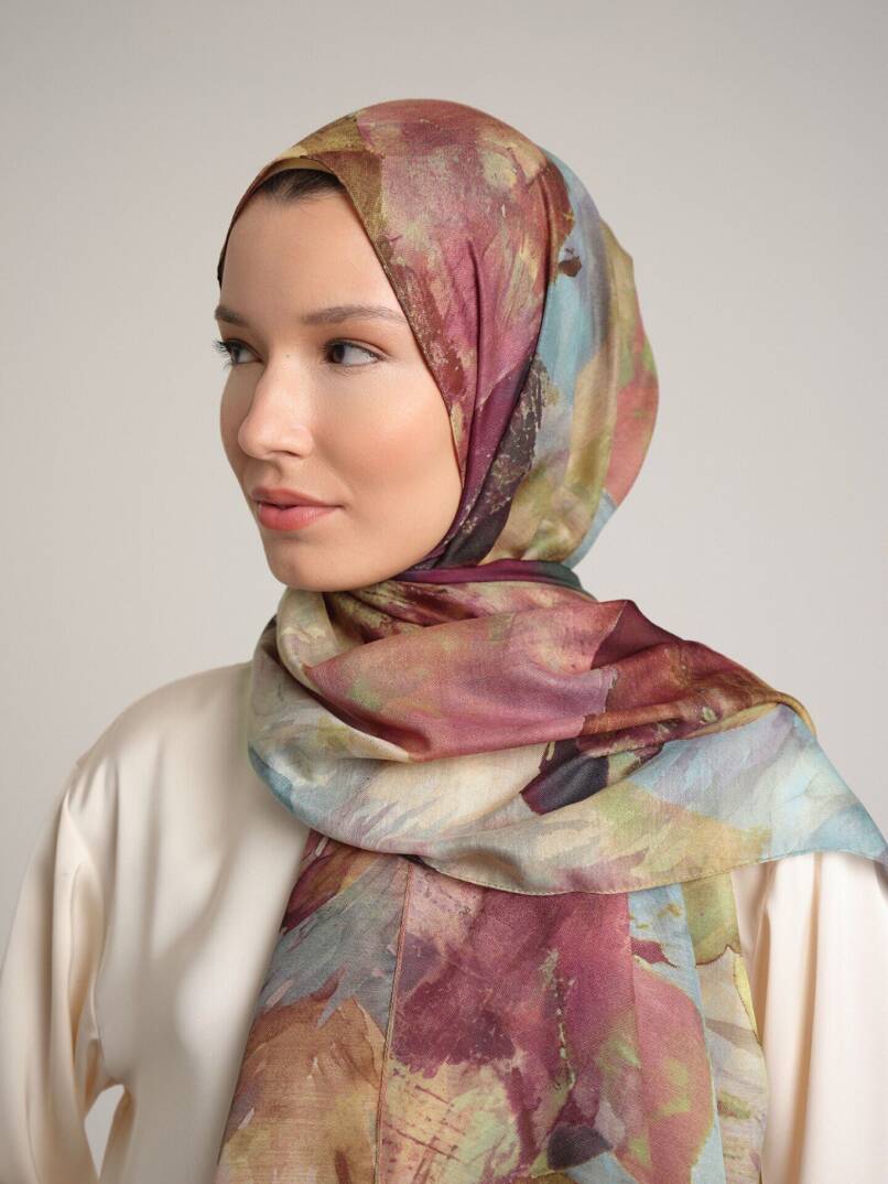 Gülce Koleksiyonu - Sedir Gölgesi Çift Taraf Şal - 4