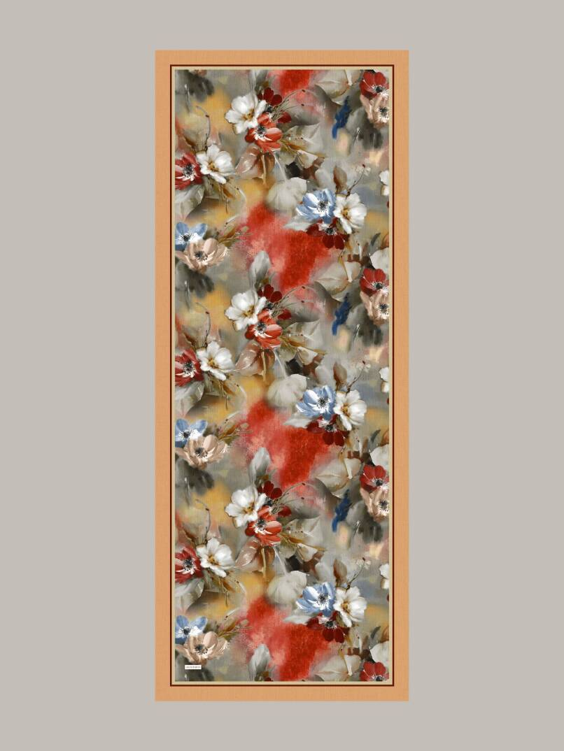 Hâle Koleksiyonu - Alev Tek Taraf Şal - 1