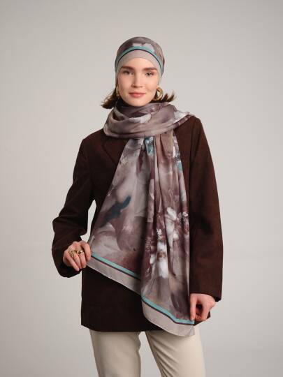 Hâle Koleksiyonu - Gölge Tek Taraf Şal