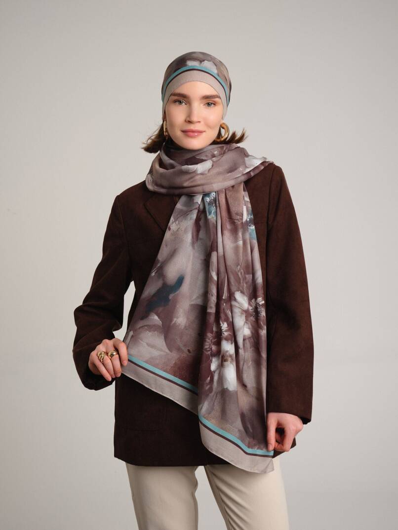 Hâle Koleksiyonu - Gölge Tek Taraf Şal - 1