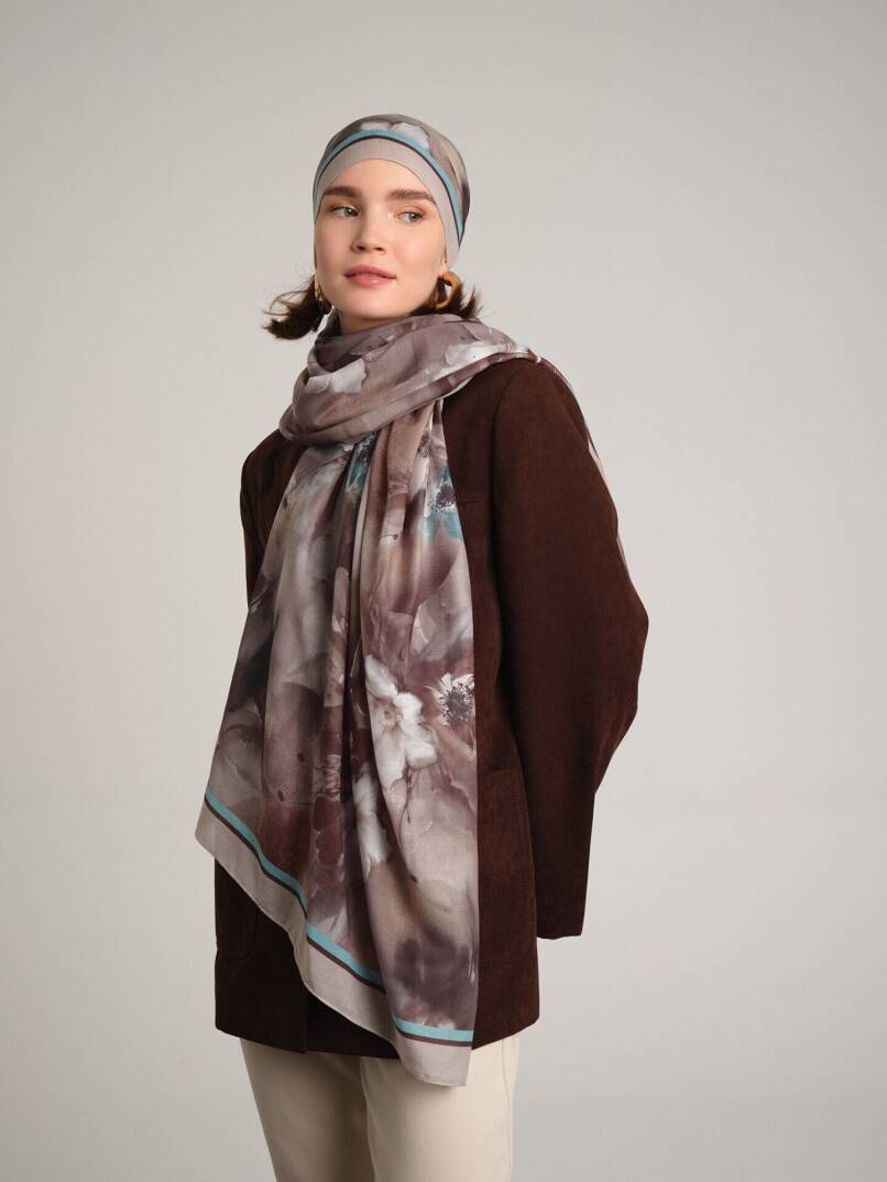 Hâle Koleksiyonu - Gölge Tek Taraf Şal - 3