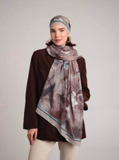 Hâle Koleksiyonu - Gölge Tek Taraf Şal - 4