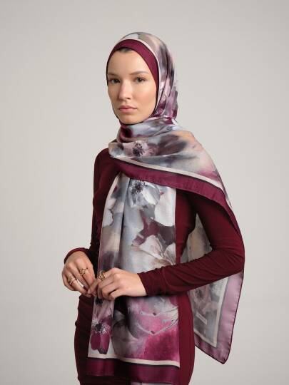 Hâle Koleksiyonu - Lâl Tek Taraf Şal - 3