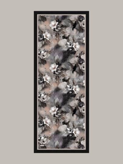 Hâle Koleksiyonu - Mürekkep Tek Taraf Şal