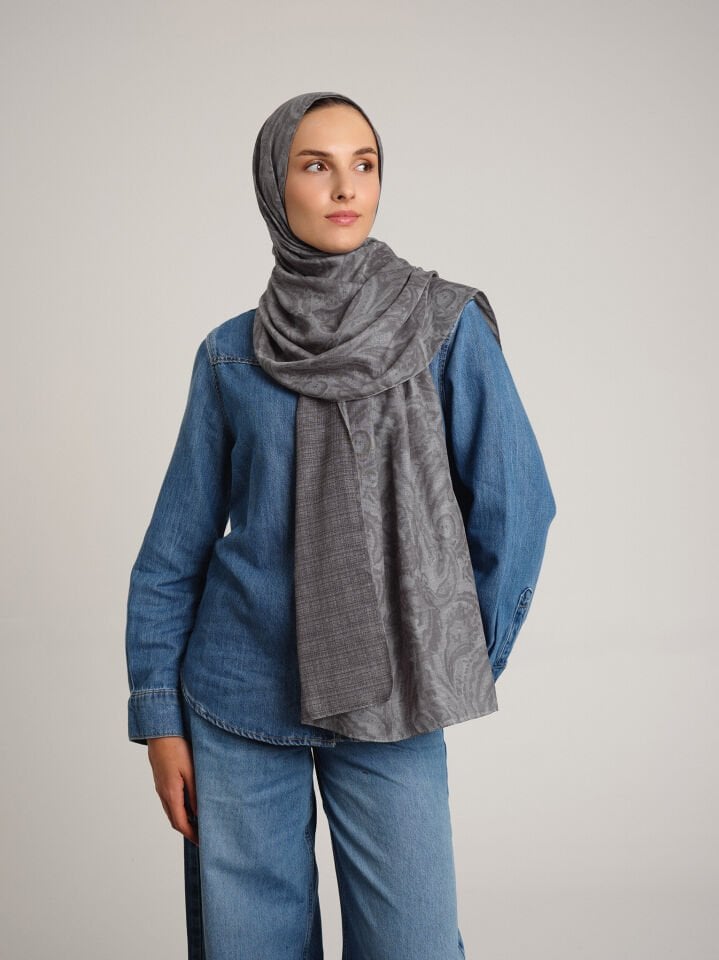 Nakkaşhâne Koleksiyonu Gümüş Şal