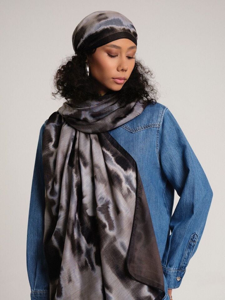 Kadim Hatlar Kolleksiyonu Kömür Şal