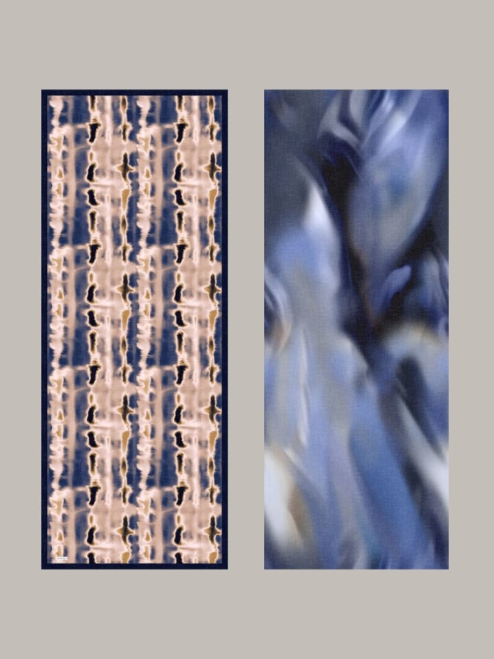 Kadim Hatlar Kolleksiyonu Lacivert Şal