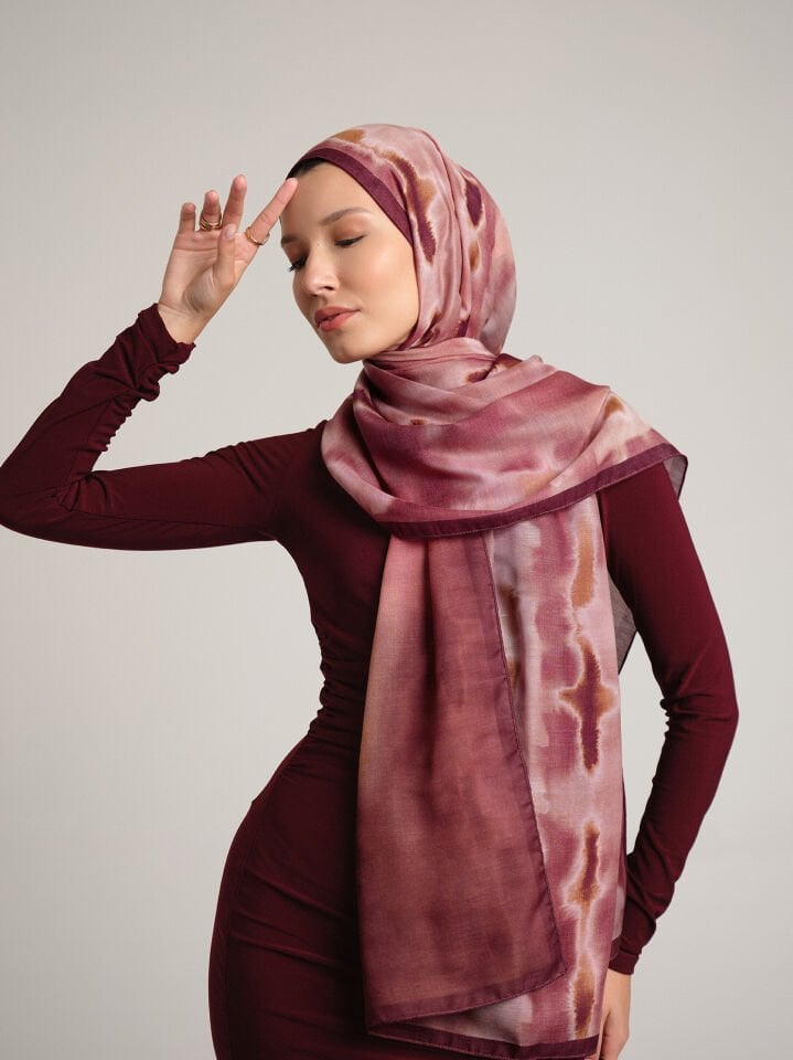 Kadim Hatlar Kolleksiyonu Mürdüm Şal