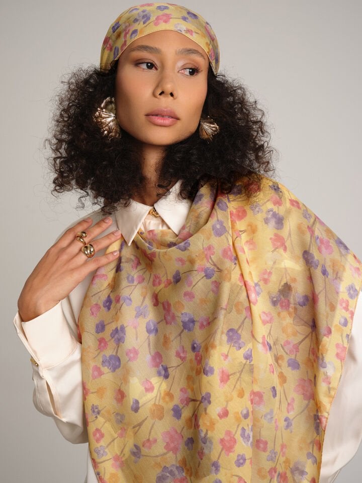 Şakayık Koleksiyonu Hale Şal