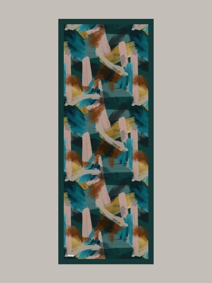 Fırça Koleksiyonu Turkuaz Şal