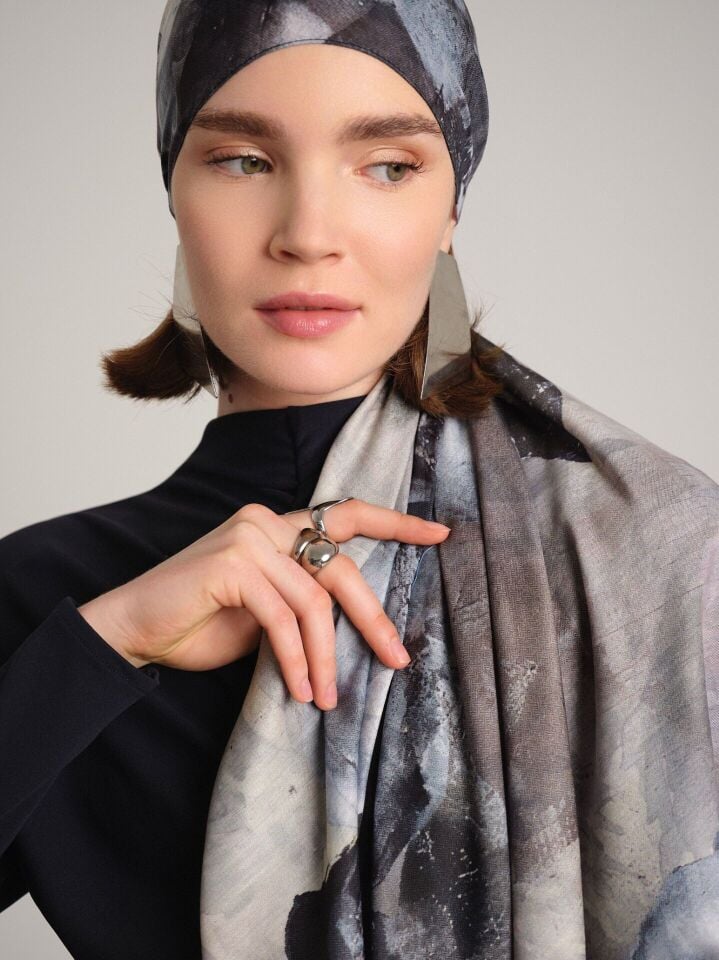 Gülce Koleksiyonu Külpembe Şal