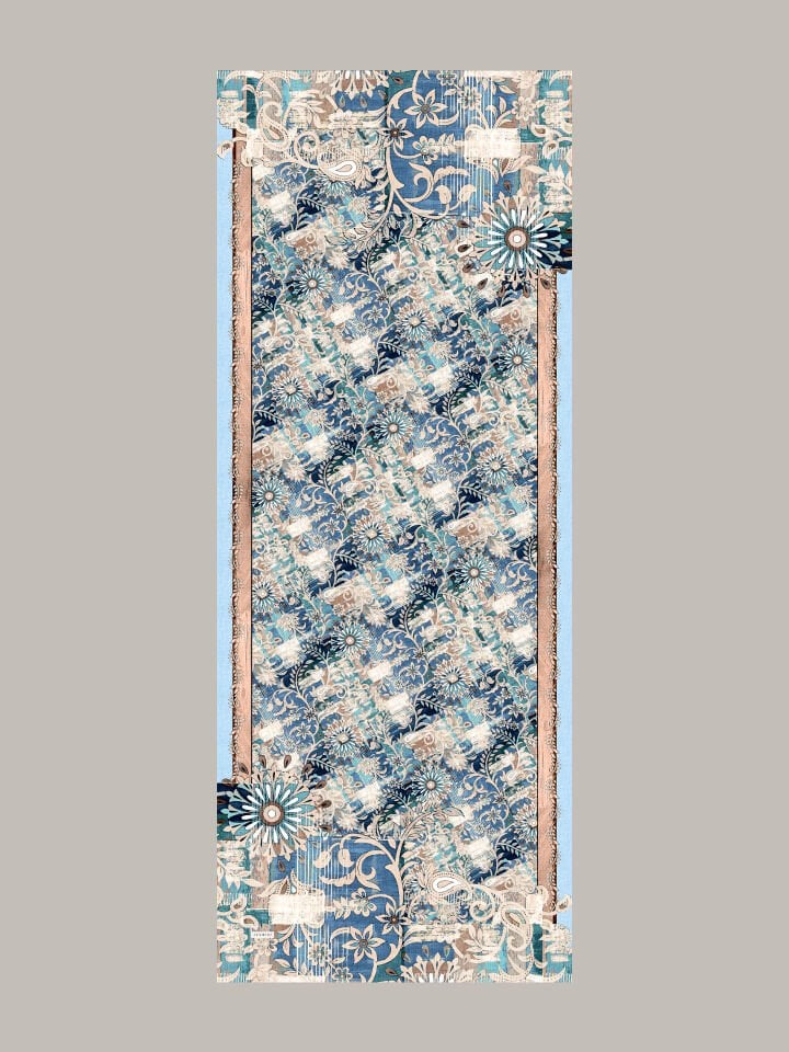 Nakkaşın Mührü Koleksiyonu Safir Cilt Şal