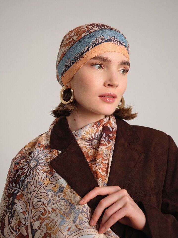 Nakkaşın Mührü Koleksiyonu Safran Levha Şal