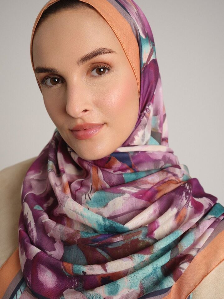 Kökbahar Koleksiyonu Erguvan Pınarı Şal