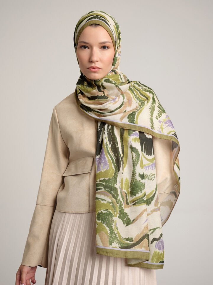 Devr-i Fırça Koleksiyonu Atölye Gölgesi Şal