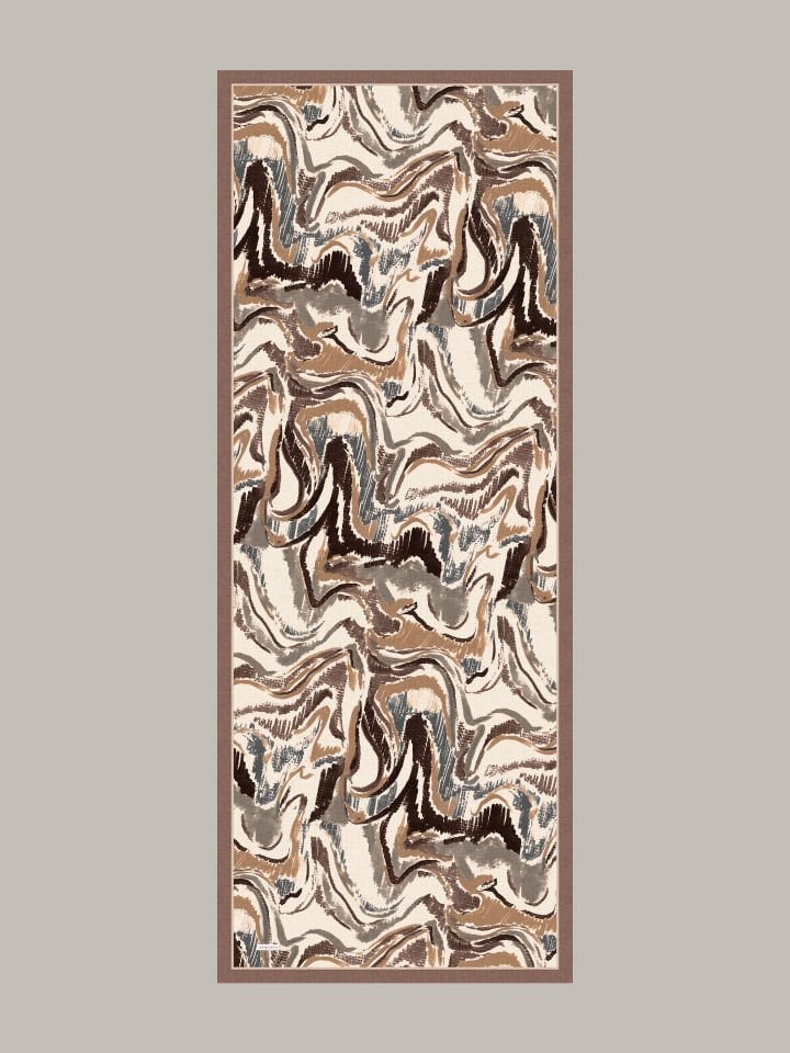 Devr-i Fırça Koleksiyonu Toprak Şerit Şal