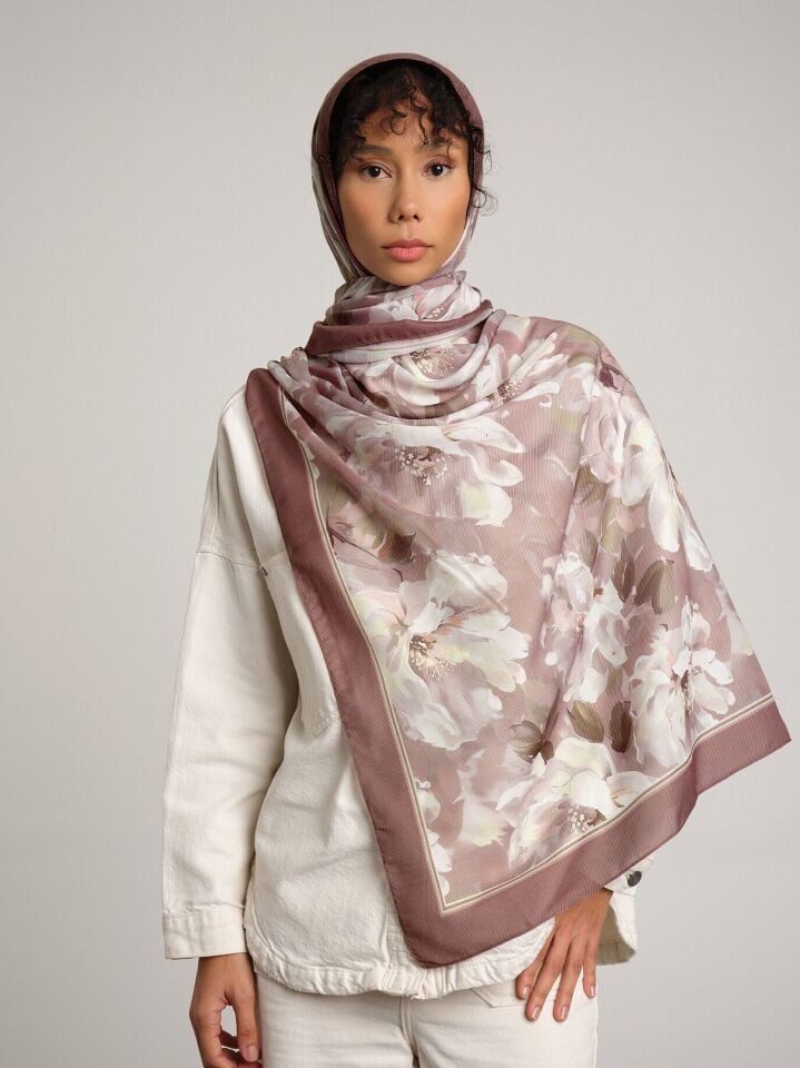 Mahperi  Koleksiyonu Pudra Oda Şal