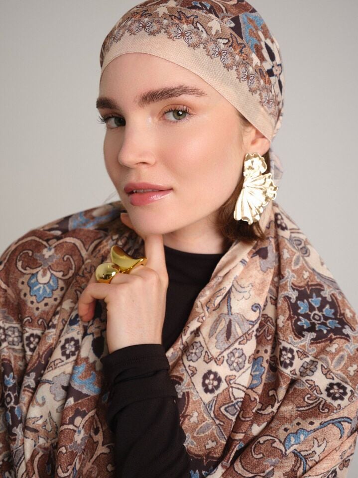 Kırkpare Koleksiyonu Kumtaşı Şal