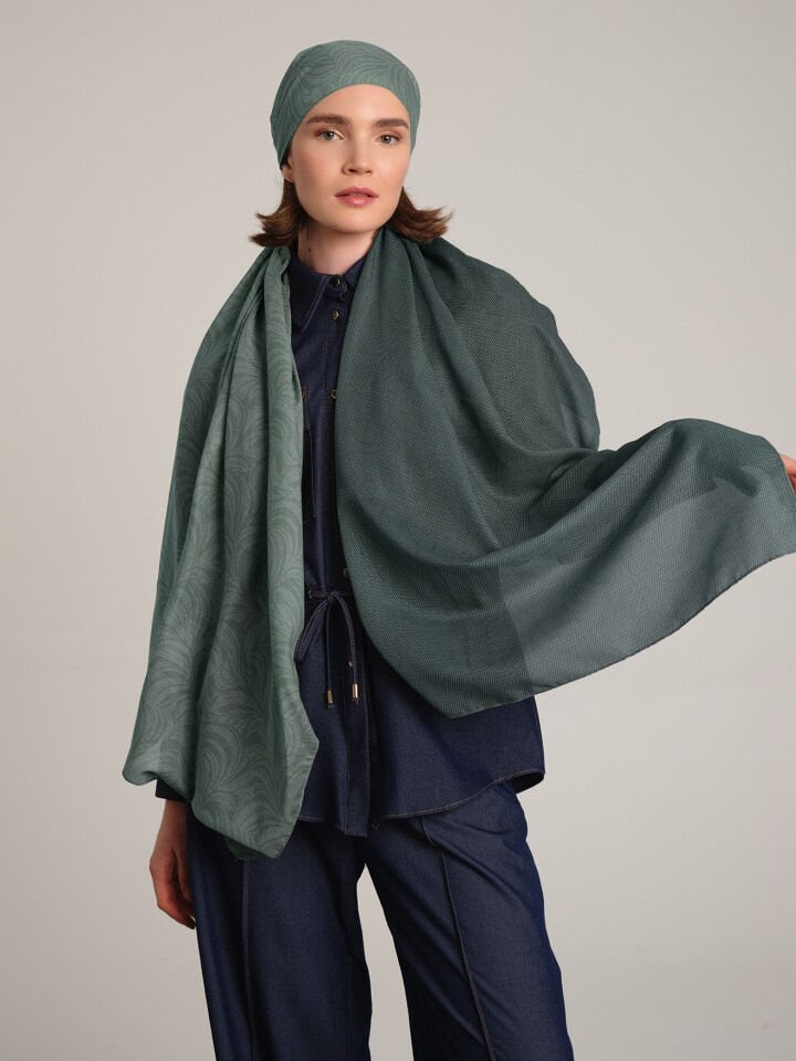 Rûmî Sema Koleksiyonu Zeytin Gölgesi Şal