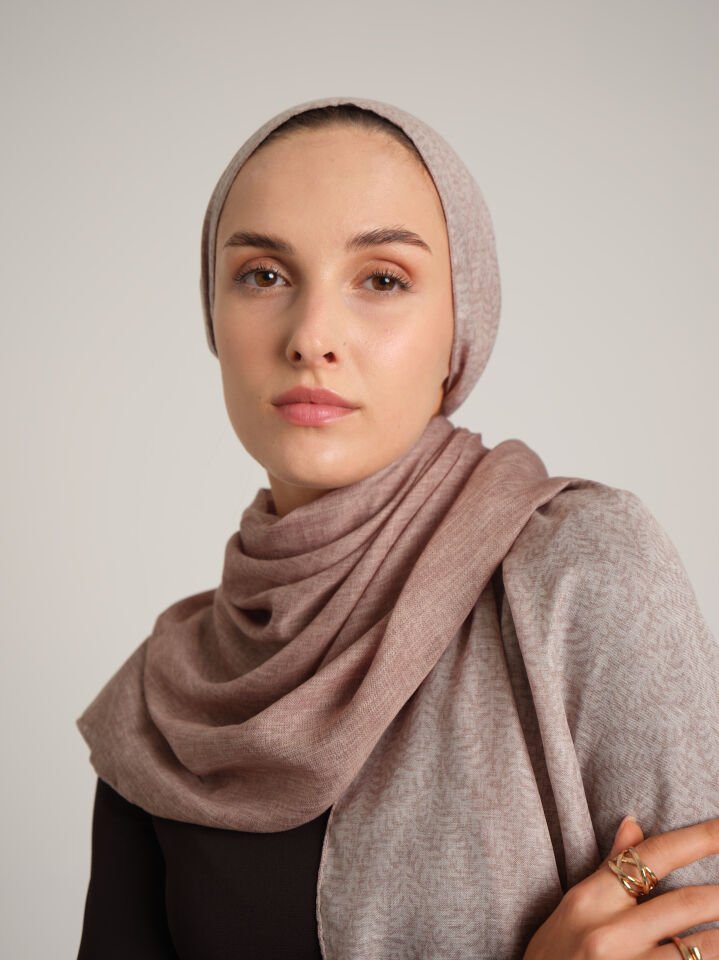 Buğu Koleksiyonu Puslu Krem Şal