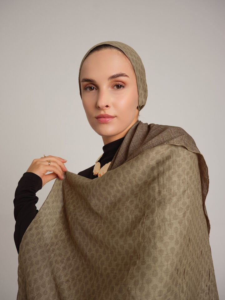 Katre-i Zerâfet Koleksiyonu Kum Beji Mîzan Şal