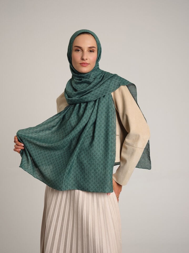 Katre-i Zerâfet Koleksiyonu Haliç Zümrütü Şal