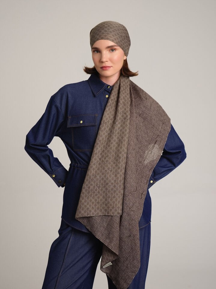 Katre-i Zerâfet Koleksiyonu Toprak Zarafet Şal