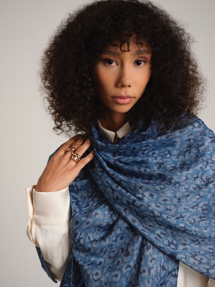 Peleng Koleksiyonu Gökdamla Şal