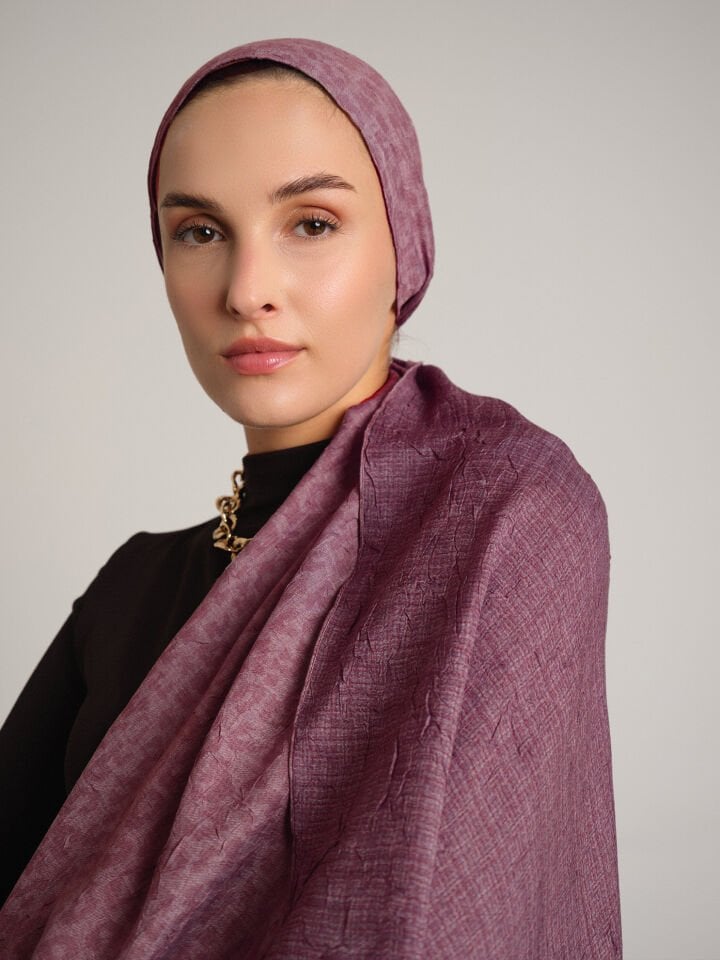 Barçın Koleksiyonu Şafak Pembe Şal