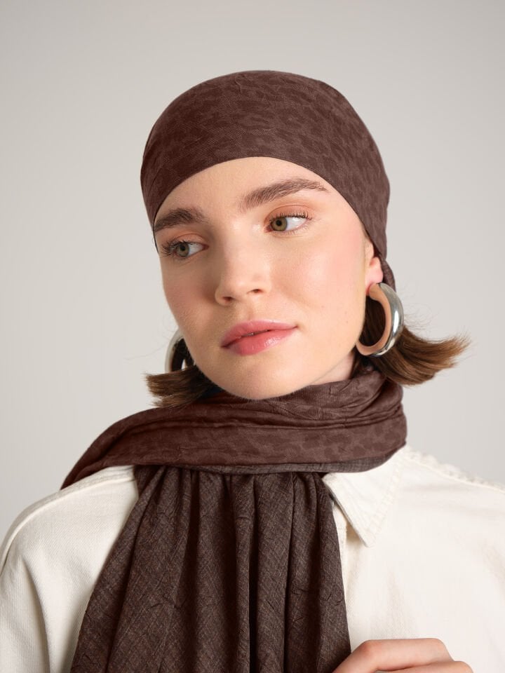 Barçın Koleksiyonu Odun Ateşi Şal