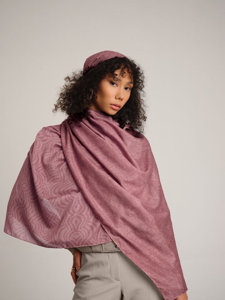 Şiraze Koleksiyonu Açık Somon Şal