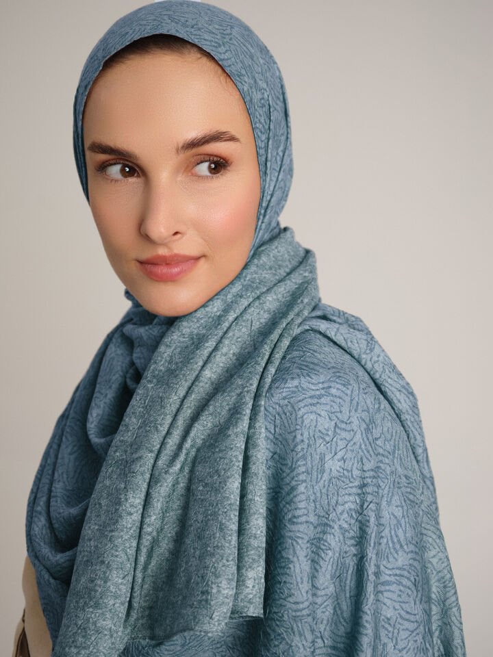 Bengi Koleksiyonu Buzmavisi Şal