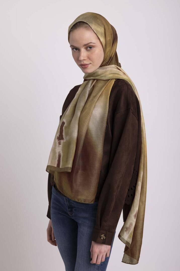 Kadim Hatlar Kolleksiyonu - Başak Çift Taraf Şal - 3