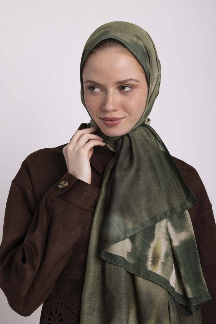 Kadim Hatlar Kolleksiyonu - Çam Çift Taraf Şal - 7