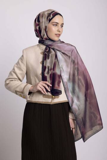 Kadim Hatlar Kolleksiyonu - Kızıl Çift Taraf Şal - 5