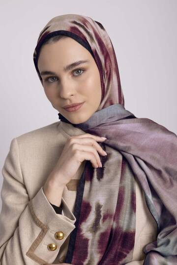 Kadim Hatlar Kolleksiyonu - Kızıl Çift Taraf Şal - 2