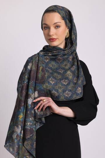 Kardelen Koleksiyonu - Buzul Esintisi Çift Taraf Şal - 3