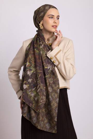 Kardelen Koleksiyonu - Kış Filizi Çift Taraf Şal - 4