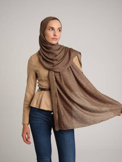 Katre-i Zerâfet Koleksiyonu - Tarçınî Zemin Çift Taraf Şal