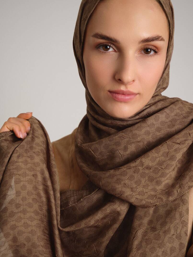 Katre-i Zerâfet Koleksiyonu - Tarçınî Zemin Çift Taraf Şal - 4