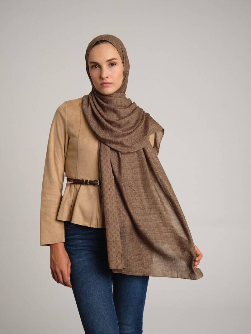 Katre-i Zerâfet Koleksiyonu - Tarçınî Zemin Çift Taraf Şal - 5