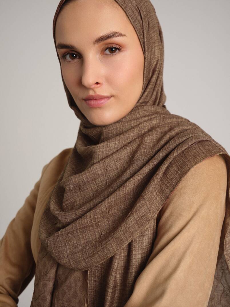 Katre-i Zerâfet Koleksiyonu - Tarçınî Zemin Çift Taraf Şal - 8