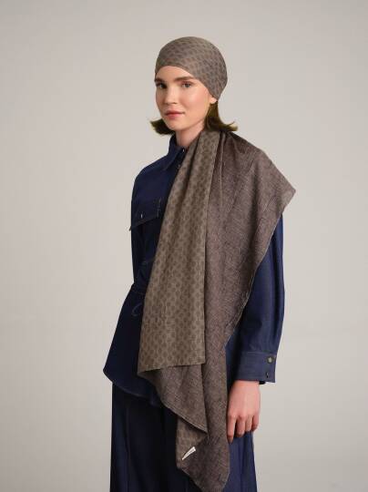 Katre-i Zerâfet Koleksiyonu - Toprak Zarafet Çift Taraf Şal - 3