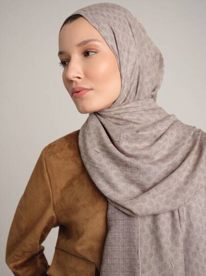 Katre-i Zerâfet Koleksiyonu - Zerâfet Kremi Çift Taraf Şal - 2