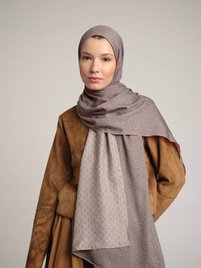 Katre-i Zerâfet Koleksiyonu - Zerâfet Kremi Çift Taraf Şal - 7