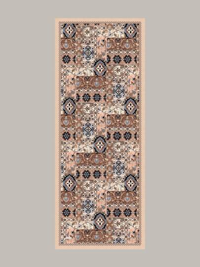 Kırkpare Koleksiyonu - Kumtaşı Tek Taraf Şal - 5